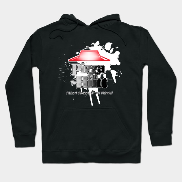 Pizza the Hut Hoodie by old_school_designs